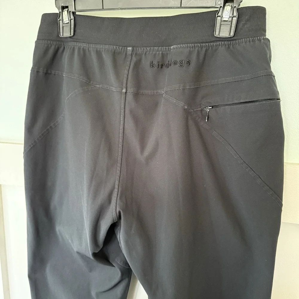 Birddogs Pants Boom Stick‎ Joggers MEDIUM Black Golf Sweatpants Activewear